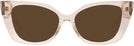 Cat Eye Crystal Peach Dita Progressive Reading Sunglasses View #2