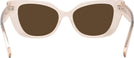 Cat Eye Crystal Peach Dita Progressive Reading Sunglasses View #4