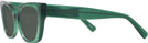 Cat Eye Transparent Green Dita Bifocal Reading Sunglasses View #3