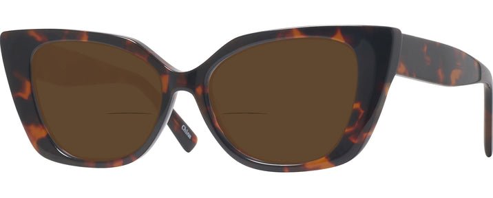 Cat Eye Dark Tortoise Dita Bifocal Reading Sunglasses View #1