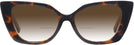 Cat Eye Dark Tortoise Dita w/ Gradient Bifocal Reading Sunglasses View #2