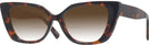 Cat Eye Dark Tortoise Dita w/ Gradient Bifocal Reading Sunglasses View #1