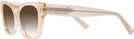 Cat Eye Crystal Peach Dita w/ Gradient Bifocal Reading Sunglasses View #3