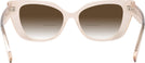 Cat Eye Crystal Peach Dita w/ Gradient Bifocal Reading Sunglasses View #4