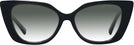 Cat Eye Black Dita w/ Gradient Progressive No-Line Reading Sunglasses View #2