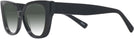 Cat Eye Black Dita w/ Gradient Progressive No-Line Reading Sunglasses View #3