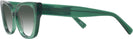 Cat Eye Transparent Green Dita w/ Gradient Progressive No-Line Reading Sunglasses View #3