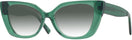 Cat Eye Transparent Green Dita w/ Gradient Progressive No-Line Reading Sunglasses View #1