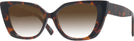 Cat Eye Dark Tortoise Dita w/ Gradient Progressive No-Line Reading Sunglasses View #1