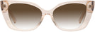 Cat Eye Crystal Peach Dita w/ Gradient Progressive No-Line Reading Sunglasses View #2