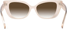 Cat Eye Crystal Peach Dita w/ Gradient Progressive No-Line Reading Sunglasses View #4