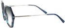 Oversized Tri Blue Iris w/ Gradient Progressive Reading Sunglasses View #3