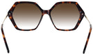 Oversized Tortoise Iris w/ Gradient Progressive Reading Sunglasses View #4