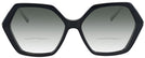 Oversized Black Iris w/ Gradient Bifocal Reading Sunglasses View #2