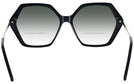 Oversized Black Iris w/ Gradient Bifocal Reading Sunglasses View #4