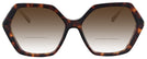 Oversized Tortoise Iris w/ Gradient Bifocal Reading Sunglasses View #2