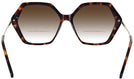 Oversized Tortoise Iris w/ Gradient Bifocal Reading Sunglasses View #4