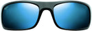 Rectangle Black / Blue Hawaii Maui Jim Peahi 202 View #2