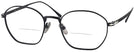 Round Matte Black Persol 5004VT Titanium Bifocal w/ FREE NON-GLARE View #1