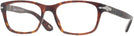 Rectangle Havana Persol 3012VL Single Vision Full Frame w/ FREE NON-GLARE View #1