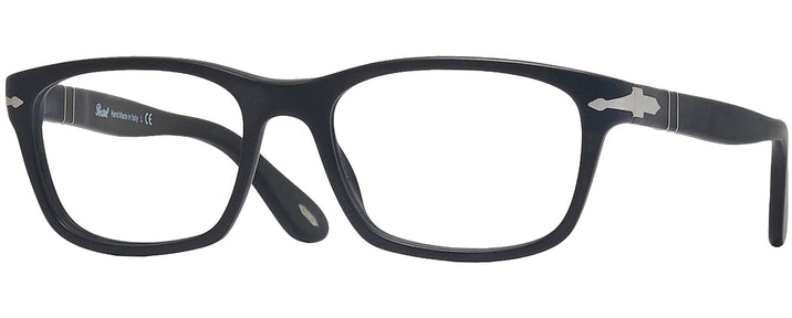 Rectangle Matte Black Persol 3012VL Single Vision Full Frame w/ FREE NON-GLARE View #1
