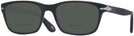 Rectangle Matte Black Persol 3012VL Bifocal Reading Sunglasses View #1