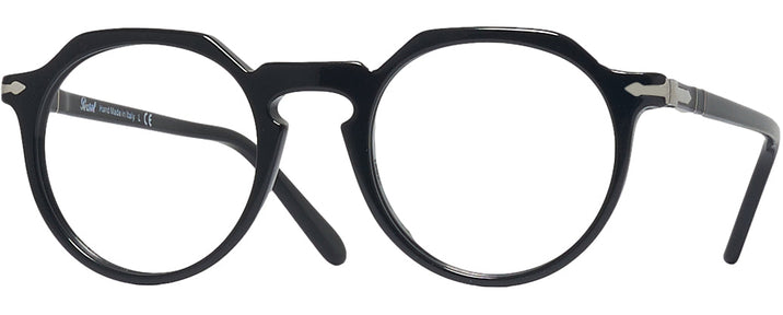 Round Black Persol 3281V Computer Style Progressive View #1