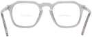 Square TRANSPARENT GREY Persol 3292V Bifocal View #4