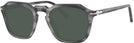 Square Striped Grey Persol 3292V L Progressive Reading Sunglasses View #1