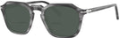 Square Striped Grey Persol 3292V L Bifocal Reading Sunglasses View #1