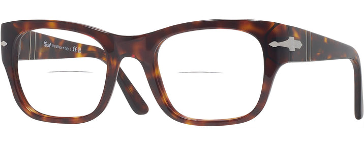 Square Havana Persol 3297V Bifocal View #1