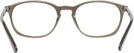 Oval TAUPE GREY TRANSPARENT Persol 3303V Single Vision Full Frame View #4