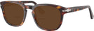 Square Havana Persol 3376V Bifocal Reading Sunglasses View #1