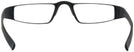 Rectangle Black/Black Porsche 8801 Single Vision Half Frame View #4