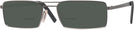 Aviator,Rectangle Gunmetal Porsche P8282 Bifocal Reading Sunglasses View #1