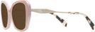 Oversized Alabaster/crystal Prada 03YS Bifocal Reading Sunglasses View #3