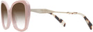 Oversized Alabaster/crystal Prada 03YS w/ Gradient Progressive No Line Reading Sunglasses View #3