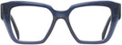 Oversized,Square BLUE TRANSPARENT Prada 09ZV Computer Style Progressive View #2