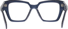 Oversized,Square BLUE TRANSPARENT Prada 09ZV Computer Style Progressive View #4