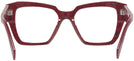 Oversized,Square Etruscan Marble Prada 09ZV Single Vision Full Frame View #4