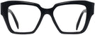 Oversized,Square Black Prada 09ZV Computer Style Progressive View #2