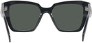 Square Black Prada 09ZV Progressive No-Line Reading Sunglasses View #4