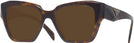 Square Tortoise Prada 09ZV Progressive No-Line Reading Sunglasses View #1