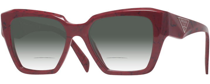 Square Etruscan Marble Prada 09ZV w/ Gradient Bifocal Reading Sunglasses View #1