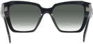 Square Black Prada 09ZV w/ Gradient Bifocal Reading Sunglasses View #4