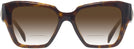 Square Tortoise Prada 09ZV w/ Gradient Bifocal Reading Sunglasses View #2