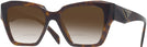 Square Tortoise Prada 09ZV w/ Gradient Bifocal Reading Sunglasses View #1