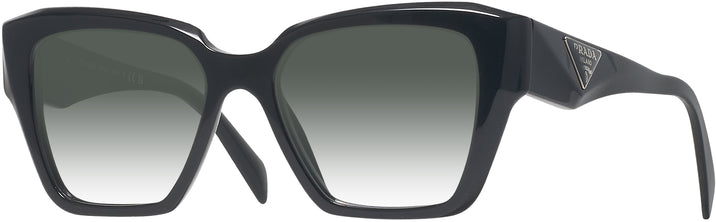 Square Black Prada 09ZV w/ Gradient Progressive No-Line Reading Sunglasses View #1