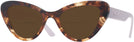 Cat Eye Havana Prada 13YS Bifocal Reading Sunglasses View #1
