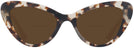 Cat Eye Talc Havana Prada 13YS Bifocal Reading Sunglasses View #2